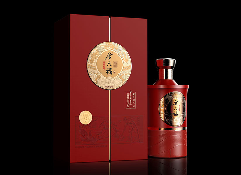 珍藏的杰作，金六福鉴藏级白酒