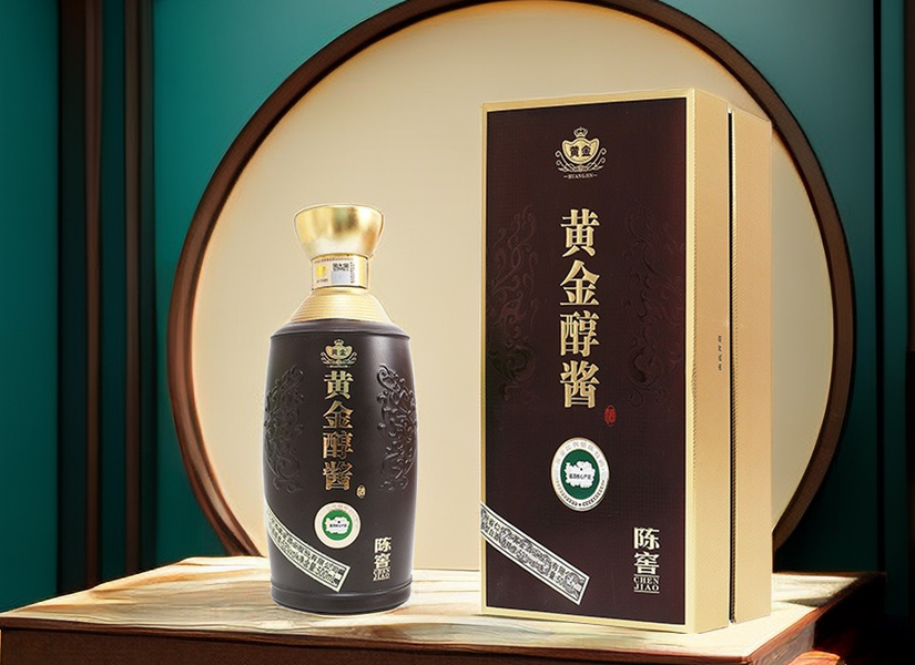 黄金酱酒，传统匠心，醇香口感