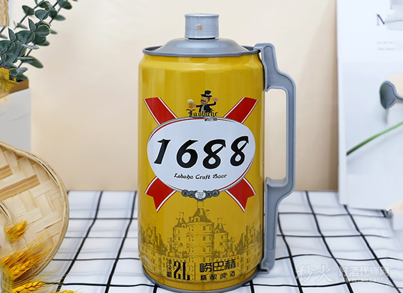 捞巴赫1688精酿啤酒2L