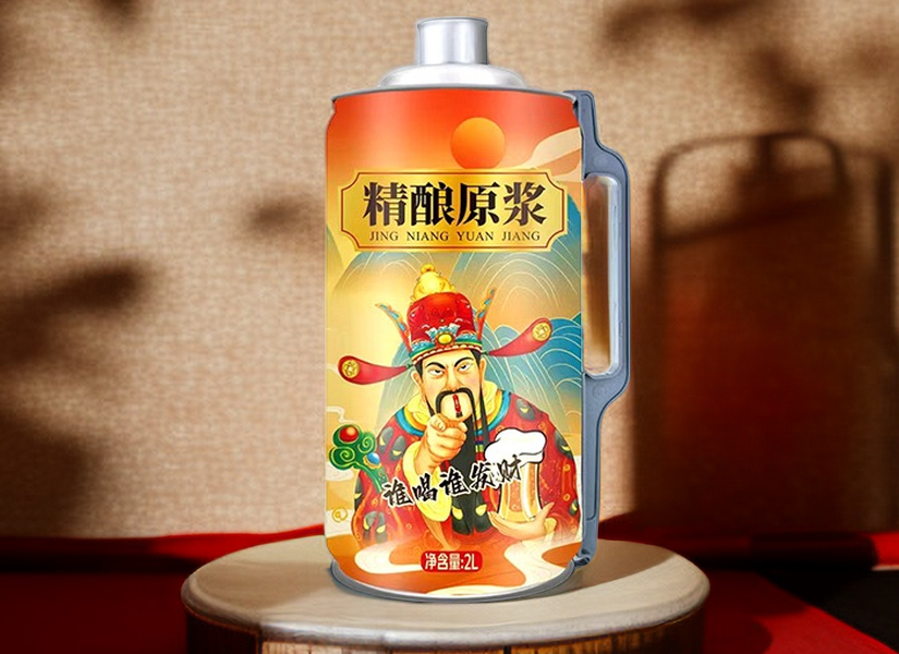 甘德尔精酿原浆白啤酒，醇香味美的山东之魂
