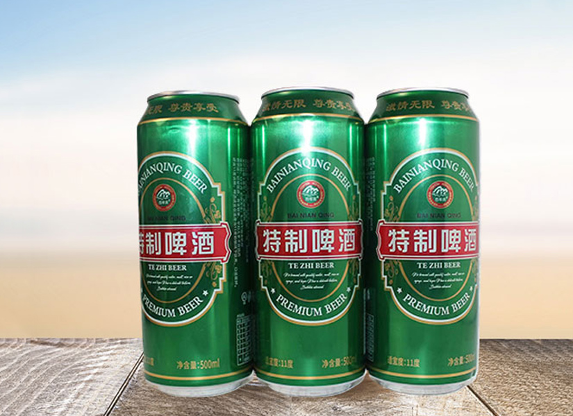 百年青特制啤酒，传承百年工艺，醇香原韵