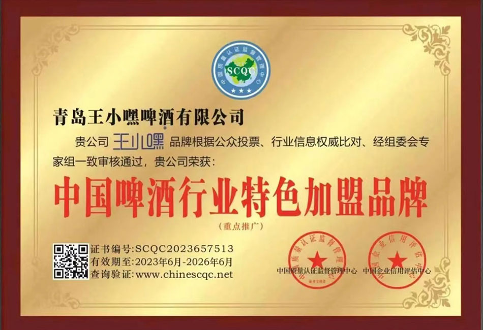 中国啤酒行业特色加盟品牌