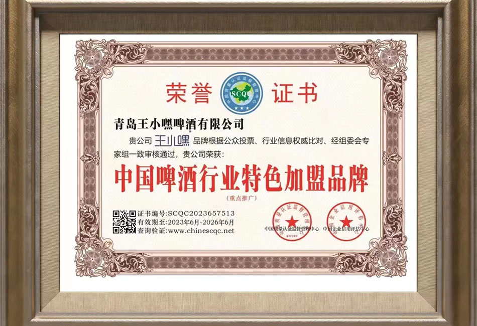 中国啤酒行业特色加盟品牌