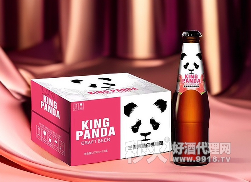 王者熊猫白桃精酿啤酒