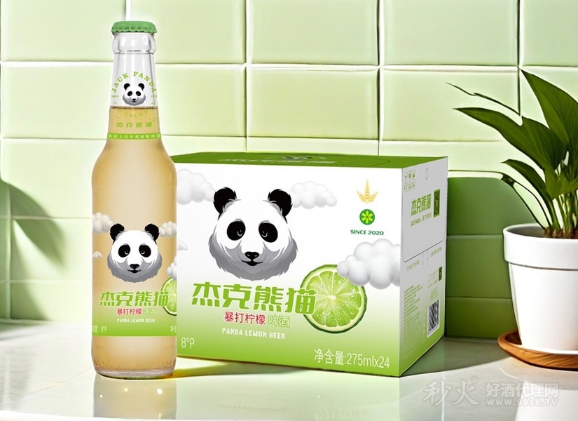 杰克熊猫暴打柠檬啤酒