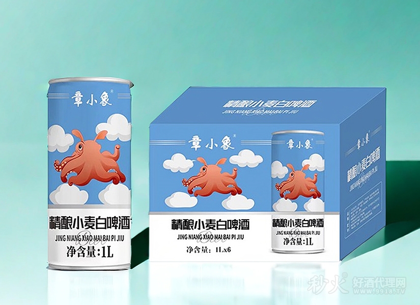 章小象精酿小麦白啤酒