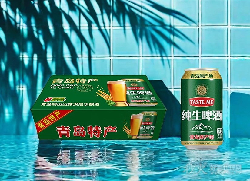 青岛特产纯生啤酒