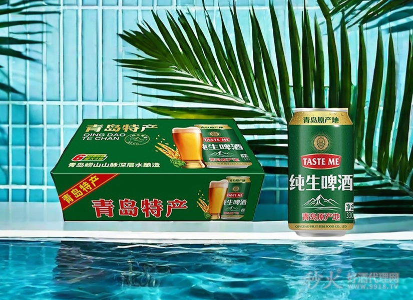 青岛特产纯生啤酒