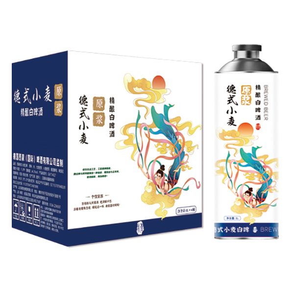 德式小麦精酿啤酒散发出柔和、醇厚、温和的味道，具有丰富的层次感和清爽的口感